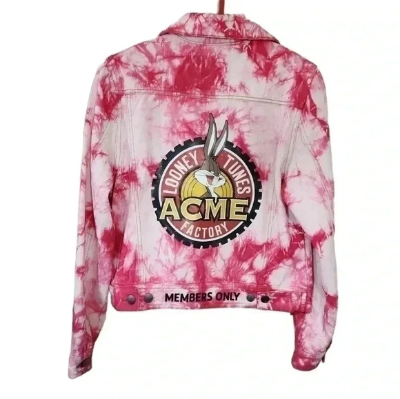 Members Only Tiedye Jacket. Size Medium - Picture 2 of 6
